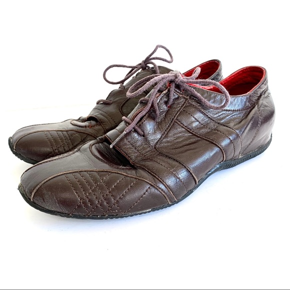 bally lace up sneakers